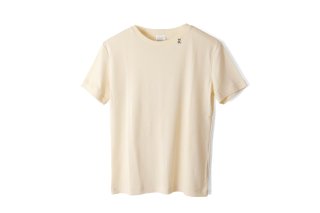アンティパスト ANTIPAST *コットン刺繍レースカットソー*白ホワイトTシャツ(33-2406-135)【50G42】 ANTIPAST Cotton Frice T-shirt with Bee(蜂モチーフ付き定番T