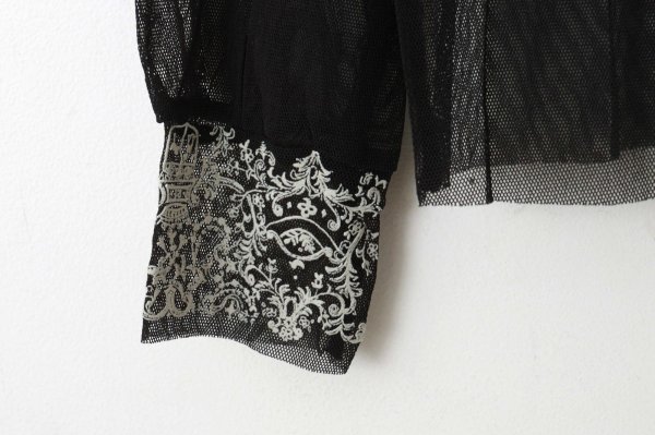 画像8: Mesh Shirt with Flock MT117D-F78 (BK×IV) (8)