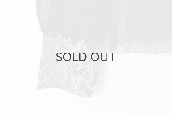 画像8: Mesh Shirt with Flock MT117D-F78 (BK×IV) (8)