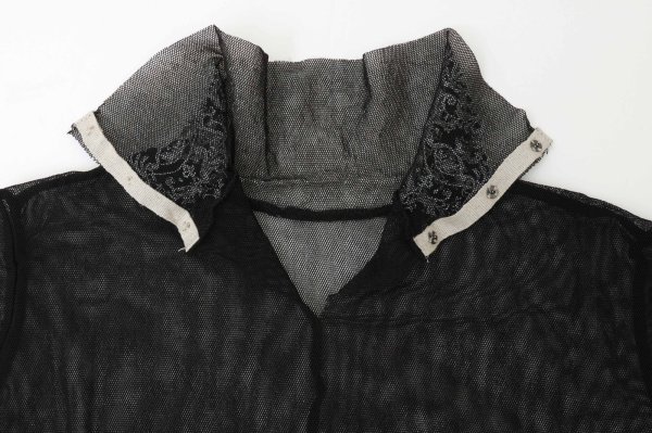 画像11: Mesh Shirt with Flock MT117D-F78 (BK×IV) (11)