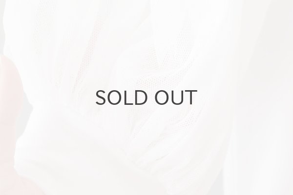 画像6: Cotton Frice T-Shirts With Mesh Sleeves KNT253 (WH) (6)