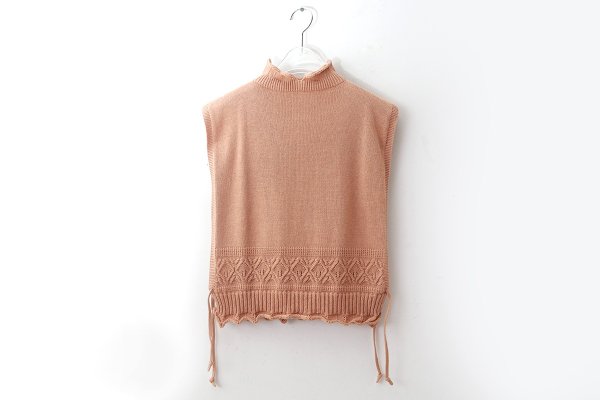 画像1: SALE25%OFF!! COTTON CASHMERE KNIT VEST (AU77:BG) (1)