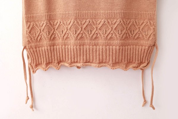 画像5: SALE25%OFF!! COTTON CASHMERE KNIT VEST (AU77:BG) (5)