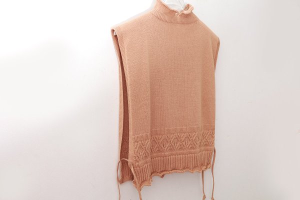 画像3: SALE25%OFF!! COTTON CASHMERE KNIT VEST (AU77:BG) (3)