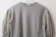 画像4: COTTON FREICE T-SHIRT w/MESH SLEEVES (KNT253A:MGY) (4)