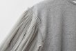 画像5: COTTON FREICE T-SHIRT w/MESH SLEEVES (KNT253A:MGY) (5)