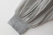 画像6: COTTON FREICE T-SHIRT w/MESH SLEEVES (KNT253A:MGY) (6)