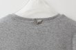 画像9: COTTON FREICE T-SHIRT w/MESH SLEEVES (KNT253A:MGY) (9)
