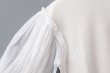 画像5: COTTON FREICE T-SHIRT w/MESH SLEEVES (KNT253A:WH) (5)