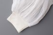 画像6: COTTON FREICE T-SHIRT w/MESH SLEEVES (KNT253A:WH) (6)