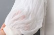 画像7: COTTON FREICE T-SHIRT w/MESH SLEEVES (KNT253A:WH) (7)