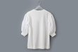 画像2: COTTON FREICE T-SHIRT w/MESH SLEEVES (KNT253A:WH) (2)