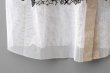 画像10: MESH WHITE CARDIGAN WITH FLOCK (MT105L-F63:WH×BK) (10)