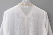 画像11: MESH WHITE CARDIGAN WITH FLOCK (MT105L-F63:WH×BK) (11)