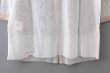 画像12: MESH WHITE CARDIGAN WITH FLOCK (MT105L-F63:WH×BK) (12)