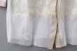 画像7: MESH WHITE CARDIGAN WITH FLOCK (MT105L-F63:WH×IV) (7)