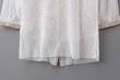 画像12: MESH WHITE CARDIGAN WITH FLOCK (MT105L-F63:WH×IV) (12)