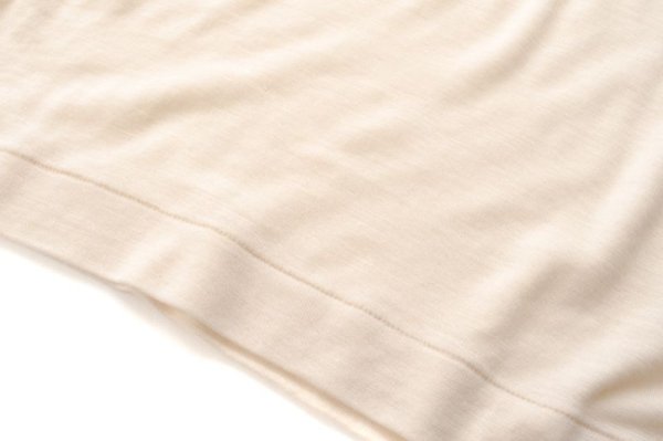 画像7: SALE15%OFF!! Wool Jersey T-Shirts With Mesh Sleeves KNT216E (IV) (7)