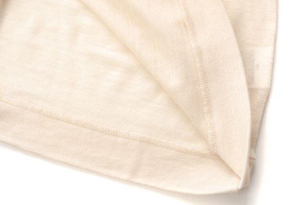 画像8: SALE15%OFF!! Wool Jersey T-Shirts With Mesh Sleeves KNT216E (IV) (8)