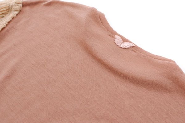 画像18: Wool Jersey T-Shirts With Mesh Sleeves KNT216D (18)