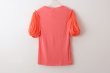 画像2: Cotton Frice T-shirts with Mesh Sleeves (KNT196F:PK) (2)