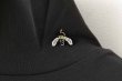 画像4: Cotton Frice Turtleneck T-shirts with Bee KNT28H (GY) (4)