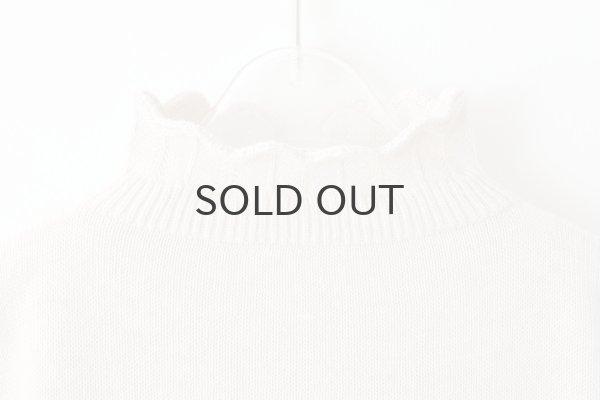 画像3: COTTON CASHMERE KNIT VEST (AU75:IV) (3)