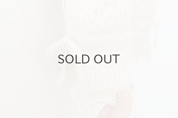 画像6: COTTON CASHMERE KNIT VEST (AU75:IV) (6)