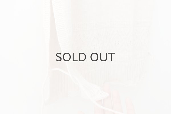 画像7: COTTON CASHMERE KNIT VEST (AU75:IV) (7)