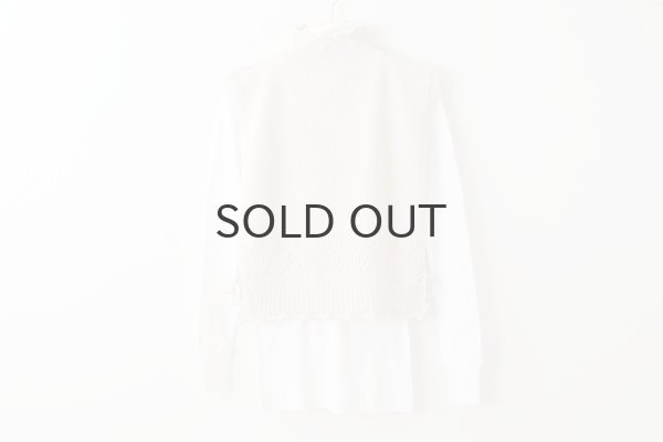 画像11: COTTON CASHMERE KNIT VEST (AU75:IV) (11)