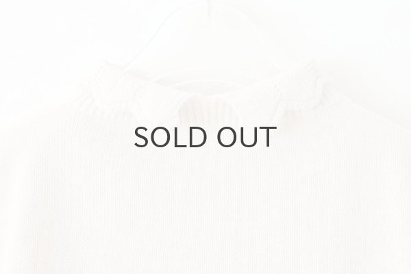 画像4: COTTON CASHMERE KNIT VEST (AU75:IV) (4)