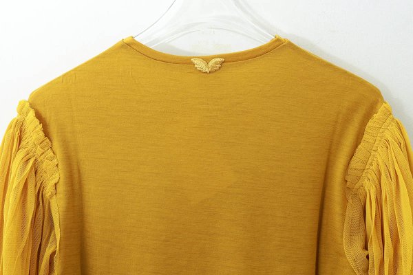 画像10: Wool Jersey T-Shirts With Mesh Sleeves KNT216D (10)