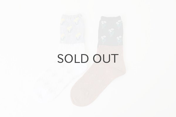 画像2: LILIES OF THE VALLEY II SOCKS (AS-227) (2)