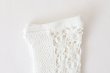 画像3: FLOWER FRONT LACE ソックス (DS-51H:WH,YW) (3)