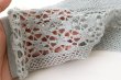 画像7: FLOWER FRONT LACE ソックス (DS-51H:GY,BK) (7)