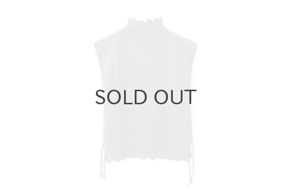 画像1: COTTON CASHMERE KNIT VEST (AU77:GY) (1)