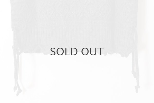 画像5: COTTON CASHMERE KNIT VEST (AU77:GY) (5)