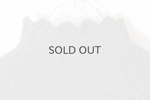 画像4: COTTON CASHMERE KNIT VEST (AU77:GY) (4)