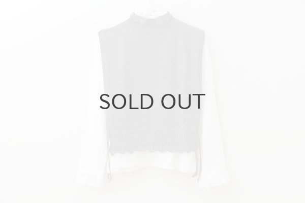 画像8: COTTON CASHMERE KNIT VEST (AU77:GY) (8)