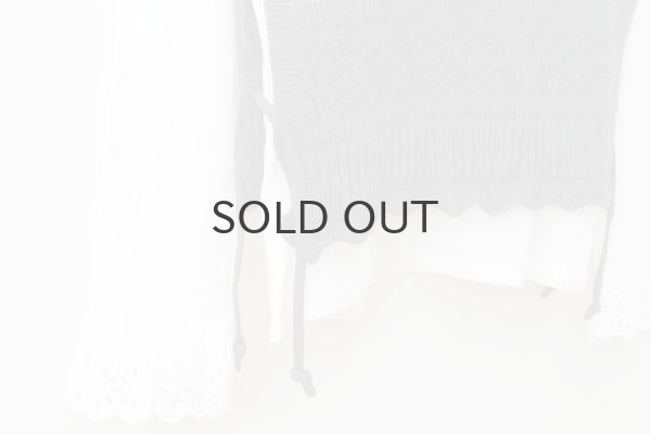 画像10: COTTON CASHMERE KNIT VEST (AU77:GY) (10)