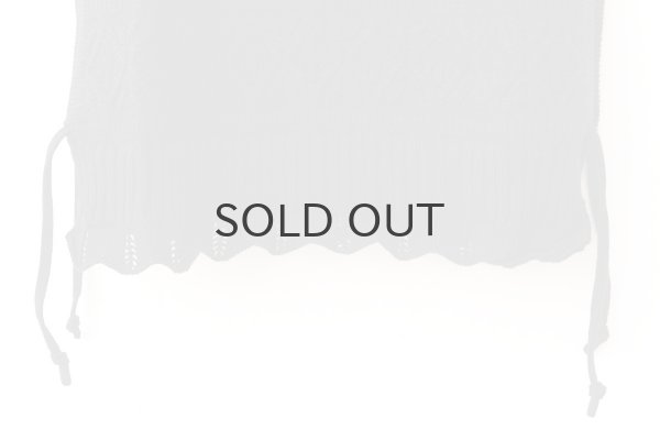 画像6: COTTON CASHMERE KNIT VEST (AU77:BK) (6)