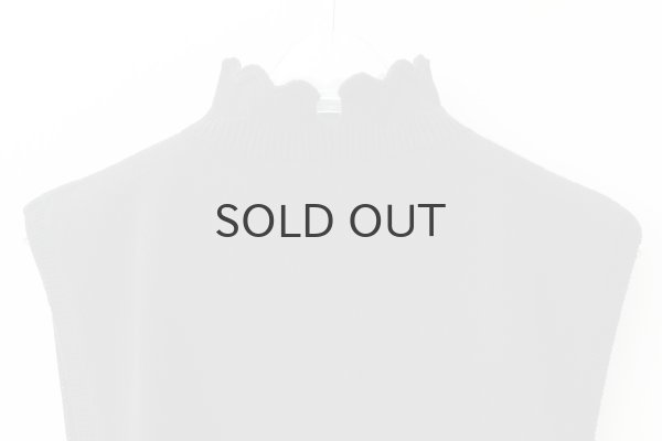 画像4: COTTON CASHMERE KNIT VEST (AU77:BK) (4)