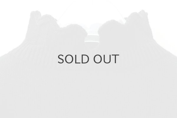 画像5: COTTON CASHMERE KNIT VEST (AU77:BK) (5)