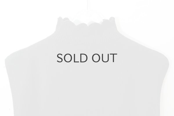 画像3: COTTON CASHMERE KNIT VEST (AU77:BK) (3)