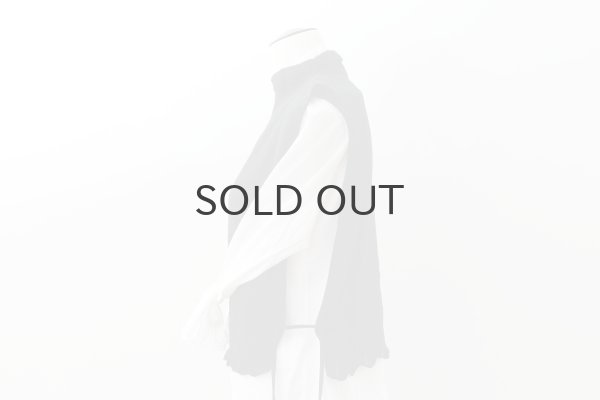 画像9: COTTON CASHMERE KNIT VEST (AU77:BK) (9)