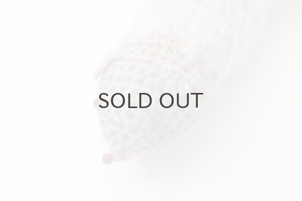 画像3: ALPACA KNIT MUFFLER (KU61A:IV) (3)