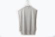 画像2: COTTON CASHMERE KNIT VEST (AU82:GY) (2)