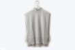 画像1: COTTON CASHMERE KNIT VEST (AU82:GY) (1)