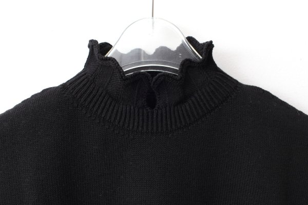 画像3: COTTON CASHMERE KNIT VEST (AU82:BK) (3)