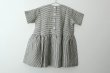 画像2: SALE50%OFF!! 子供服 Pocket dress short sleeve (GY) (2)